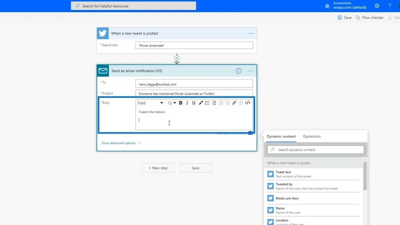 Power Automate Flows luominen tyhjästä