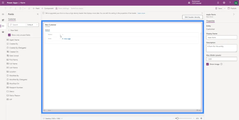 PowerApps-näkymät ja -lomakkeet: Luominen ja mukauttaminen
