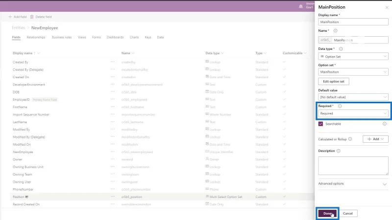 PowerApps-skjema: Legge til og endre felt