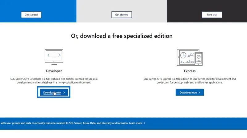SQL Server download og installation
