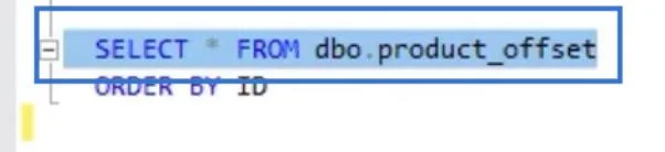 SQL-tietojen purkaminen OFFSETin ja FETCHin avulla