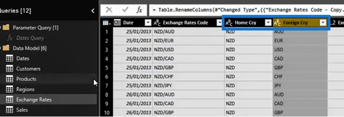 Sarakkeiden kääntäminen pois LuckyTemplatesissa