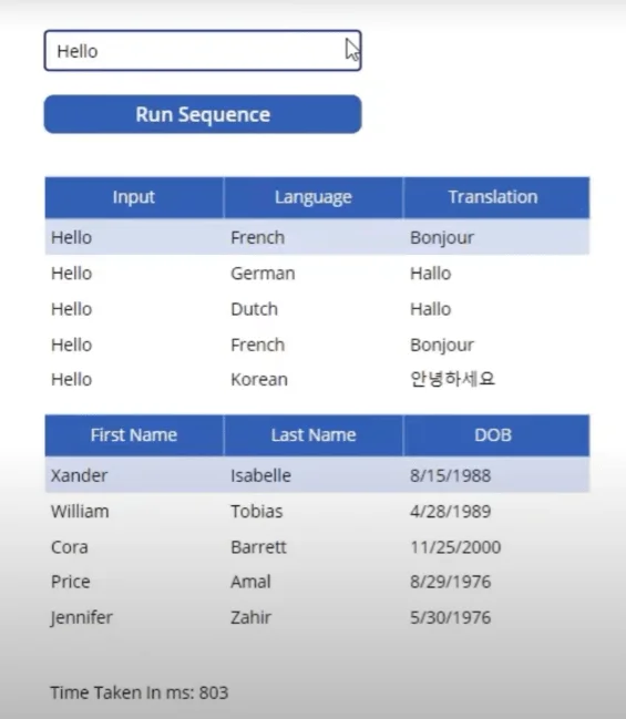 Slik bruker du samtidig funksjon i Power Apps