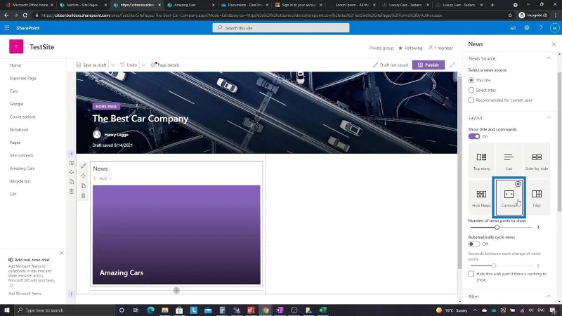 Výber rozloženia