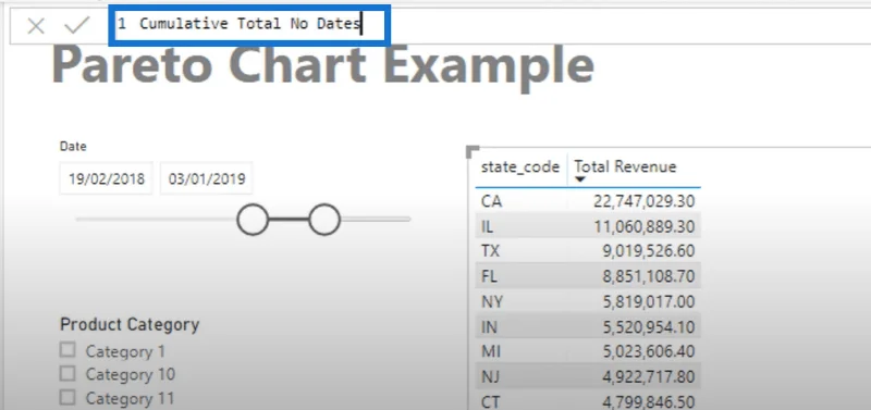 Pareto-kaavion luominen LuckyTemplatesissa – Advanced DAX