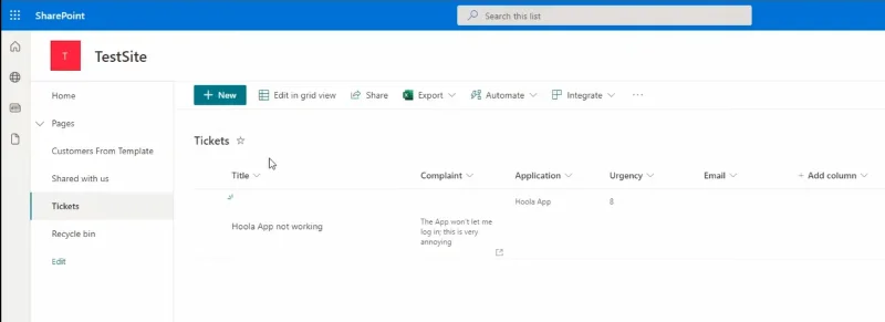 Hvordan analysere e-poster og fylle ut SharePoint-lister i Power Automate