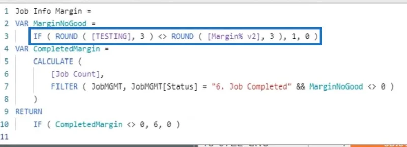 ROUND-funksjon i LuckyTemplates – Betinget formatering