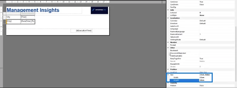 Rapportbygger i LuckyTemplates: Formatering av objekter og visualiseringer