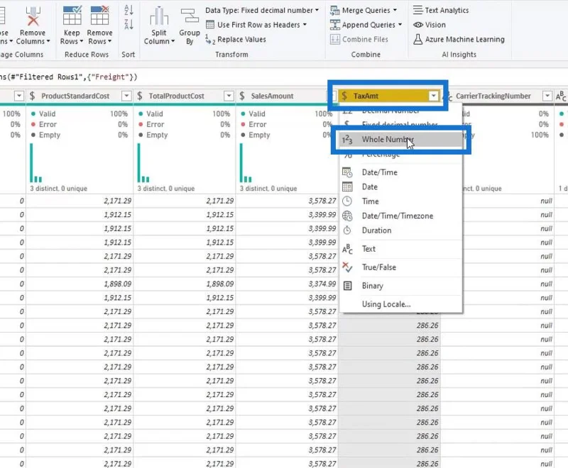 Spørrfolding og tilkobling til SQL Server