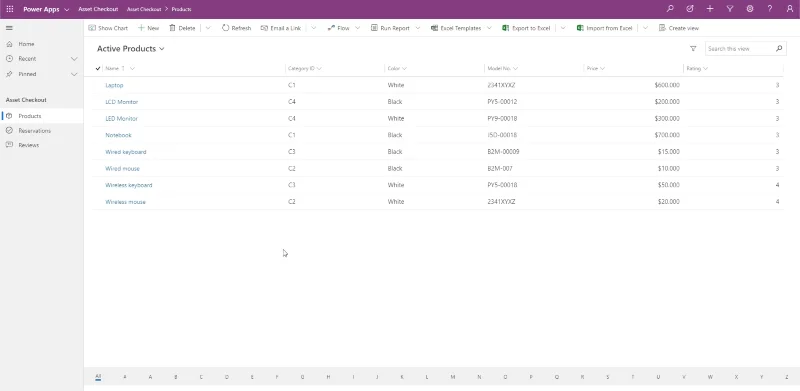 Power Apps modelldrevne apper: miljøoppsett og navigering