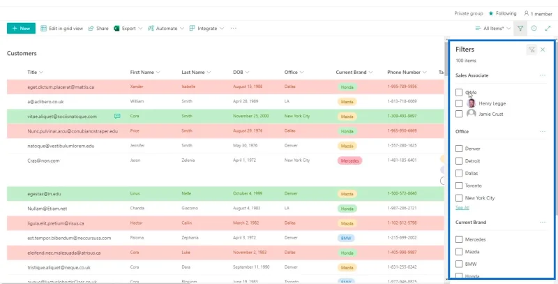 SharePoint List Alerts Opsætning