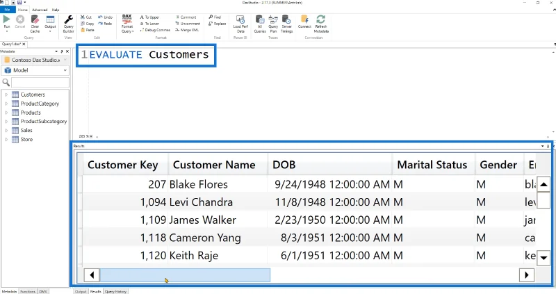 Koble DAX Studio til LuckyTemplates og SSAS