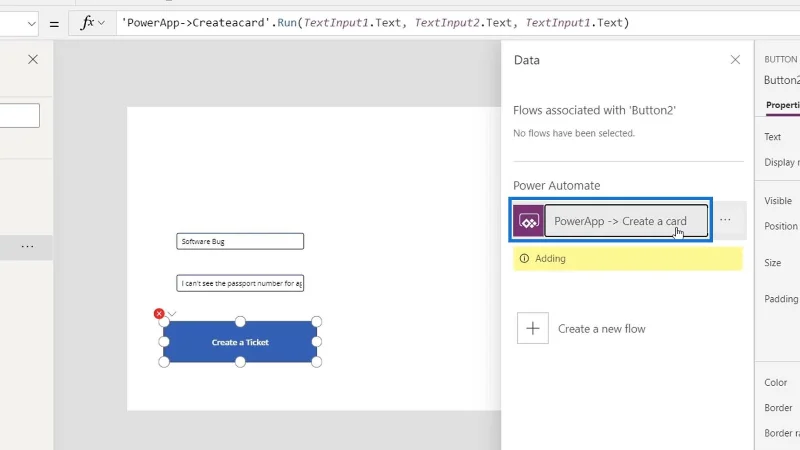 PowerApps-integrasjon i Microsoft Power Automate
