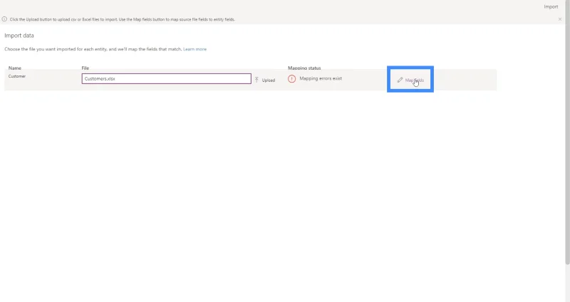 PowerApps-data: Sådan uploades og ses data i enheder