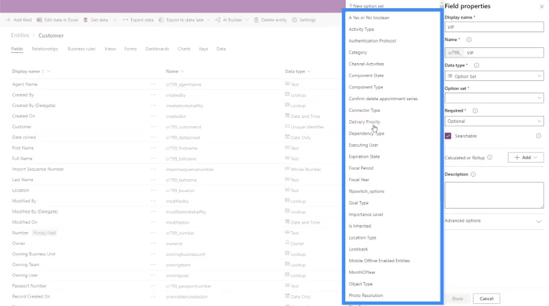 PowerApps-enheter: Slik legger du til forskjellige typer felt
