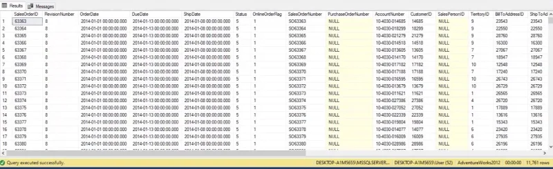 SQL WHERE -lauseke tietojen suodattamiseen