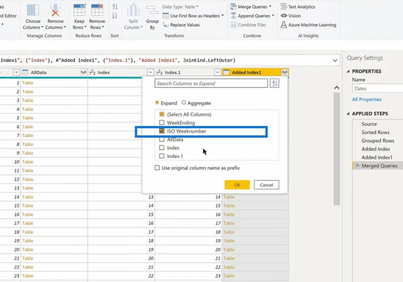 Få LuckyTemplates forrige uges værdier ved hjælp af DAX & Power Query