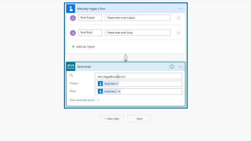 Työnkulun jakaminen Microsoft Power Automatessa