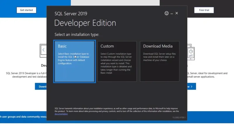 SQL Server download og installation