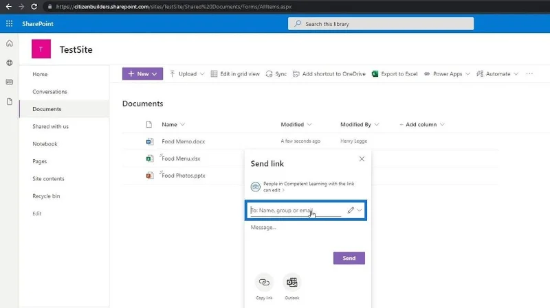 SharePoint-dokumentbibliotek |  Tutorial for begyndere