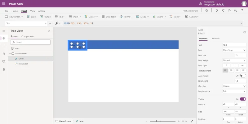 Power Apps Canvas: Hvordan lage en app fra bunnen av