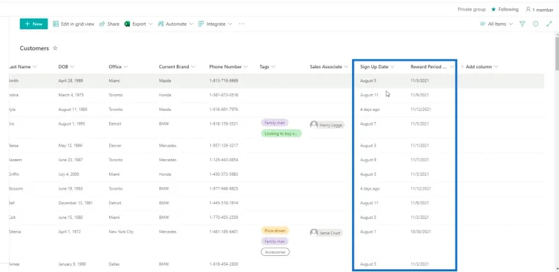 Beregnede kolonner i SharePoint |  Et overblikk