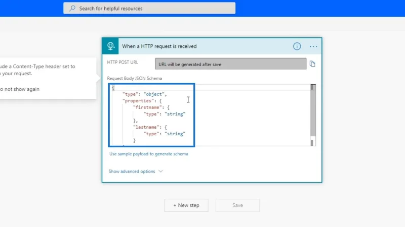 Microsoft Flow HTTP Trigger |  Power Automaten opetusohjelma