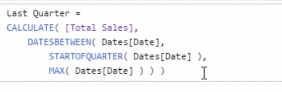 Beregn rullerende totaler ved å bruke DATESBETWEEN i LuckyTemplates