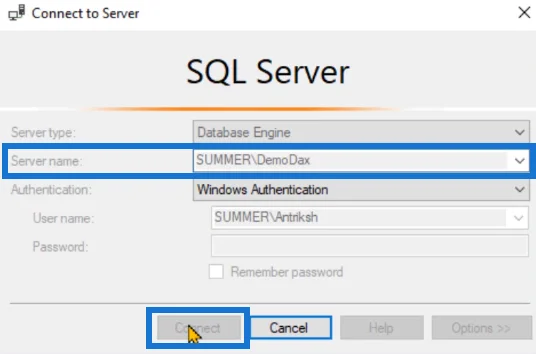 Sådan installeres SQL Server til LuckyTemplates