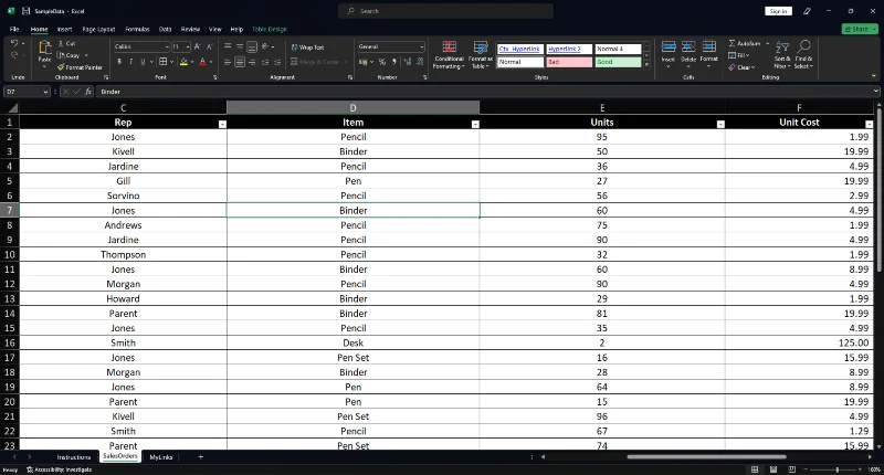 Sådan åbnes en Excel-fil i Python: Trin-for-trin