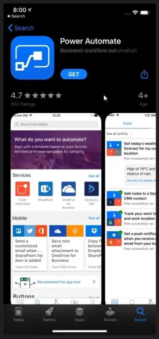 Power Automate mobilapp | Strømmer i telefonen din