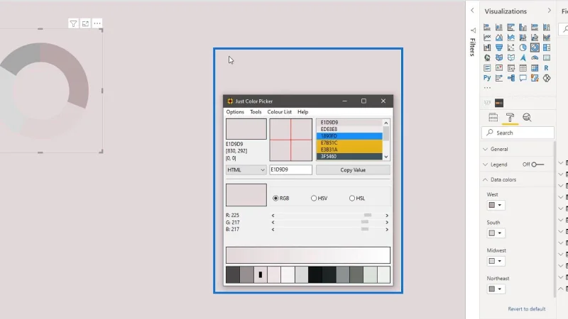 LuckyTemplates smultringdiagram: tilpasset visualiseringsopplæring