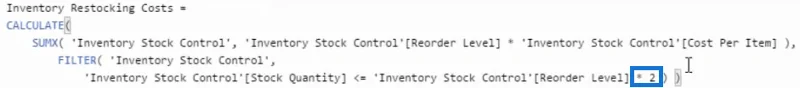 Inventory Management Dashboard i LuckyTemplates