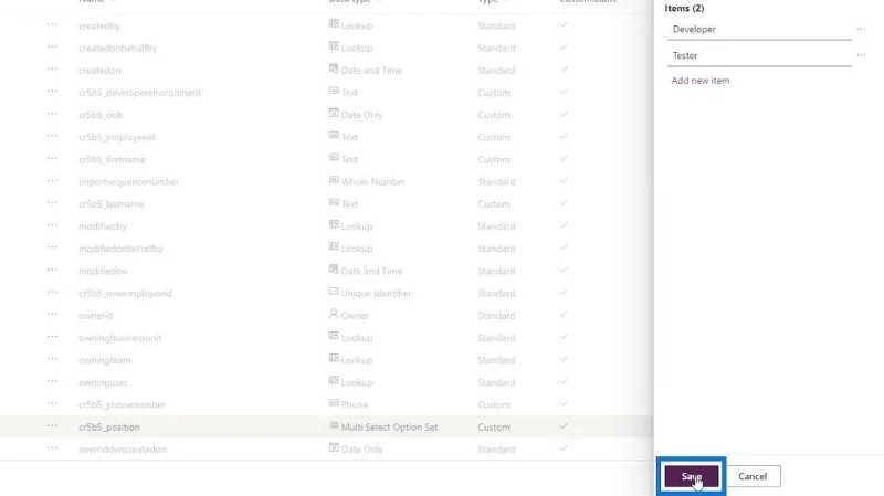 PowerApps-skjema: Legge til og endre felt