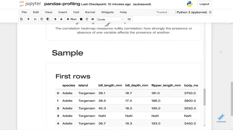 Tietojoukot Pandaissa ProfileReport() -sovelluksella |  Python LuckyTemplatesissa