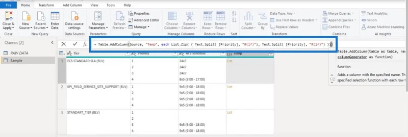 LuckyTemplates Column Split Power Query Tutorial: Hvordan dele flerlinjede Excel-celler i LuckyTemplates