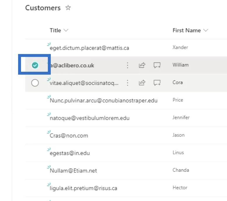 SharePoint-listeelement: Redigering av enkelt og flere elementer