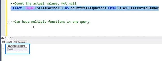 Kokoonpanofunktiot SQL:ssä ja niiden käyttö
