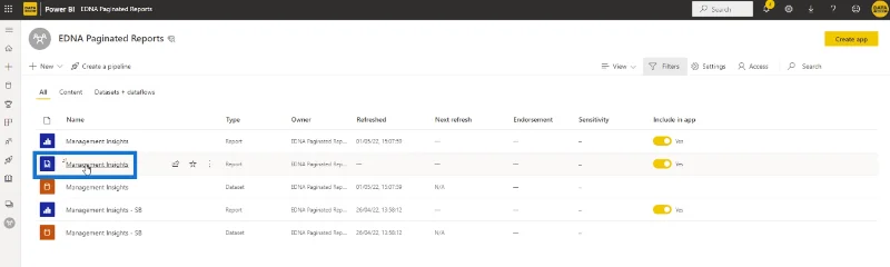 Paginerte rapporter i LuckyTemplates: Hvordan publisere og eksportere