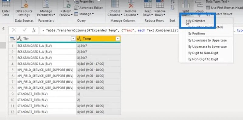 LuckyTemplates Column Split Power Query Tutorial: Hvordan dele flerlinjede Excel-celler i LuckyTemplates
