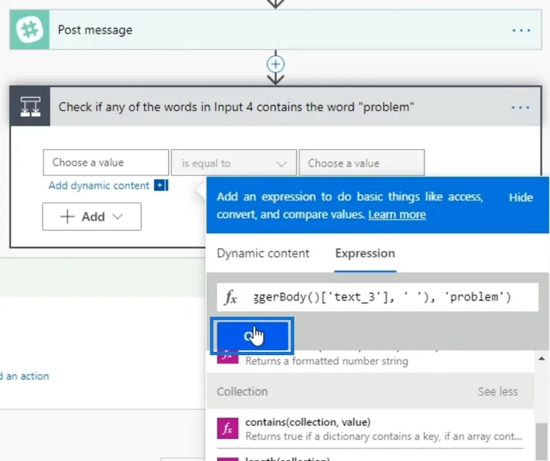 Keräystoiminnot Microsoft Power Automatessa