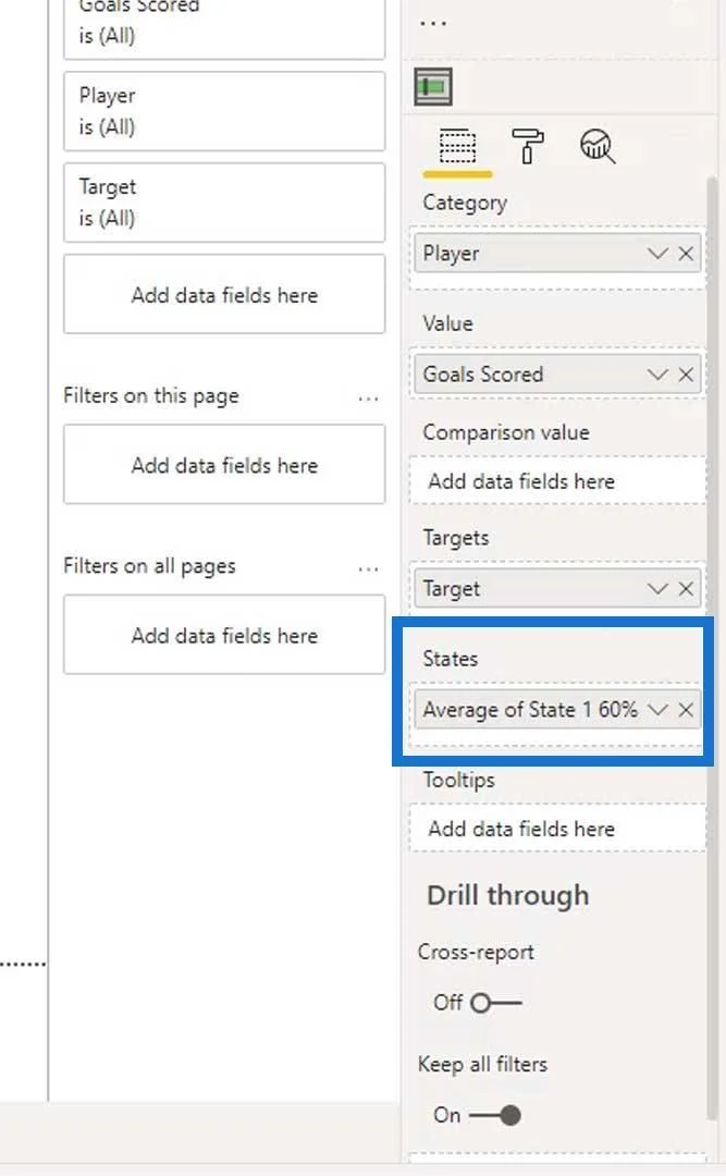 Bullet Charts: speciális egyéni látványelemek a LuckyTemplates számára
