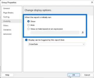 Lag en matrise i LuckyTemplates Report Builder