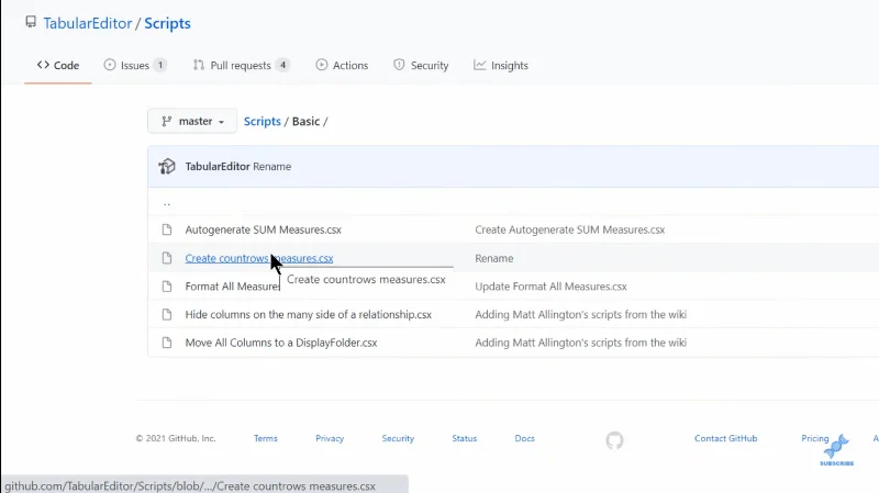 LuckyTemplates Tabellredigering 3: Automatiser med et skript