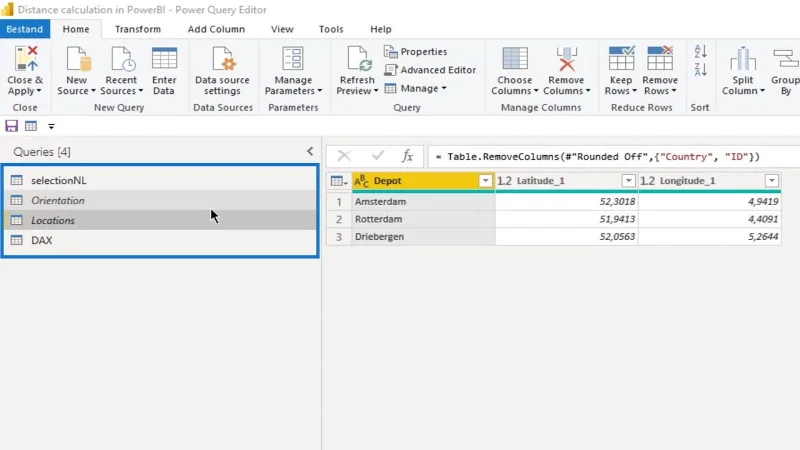 Etäisyyden ja suuntiman laskenta: LuckyTemplates Geospatial Analysis