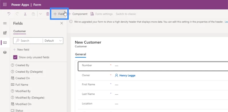 PowerApps-näkymät ja -lomakkeet: Luominen ja mukauttaminen