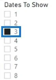 Valitse tietty päivämäärä LuckyTemplatesissa DAX-laskennan avulla