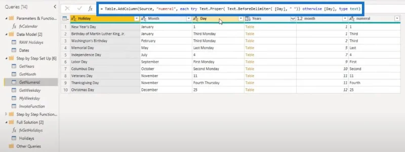 Evig feriekalender – POTW #12 (Power Query Solution)