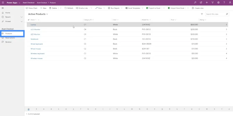 Power Apps modelldrevne apper: miljøoppsett og navigering