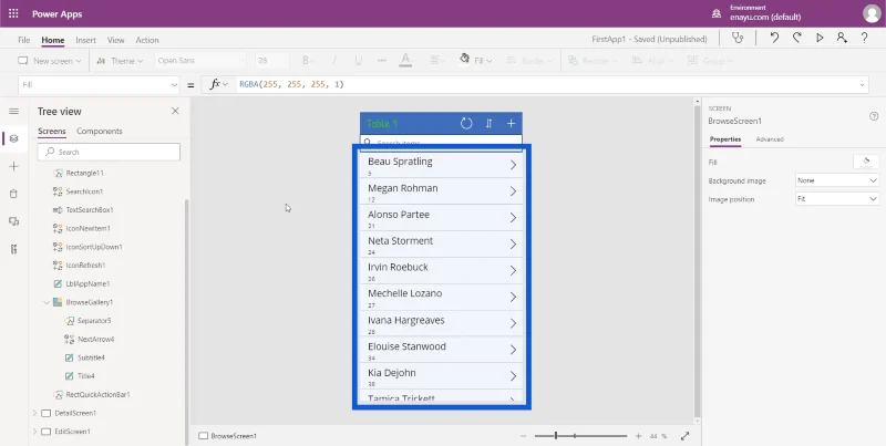 PowerApps-galleriat: Johdanto